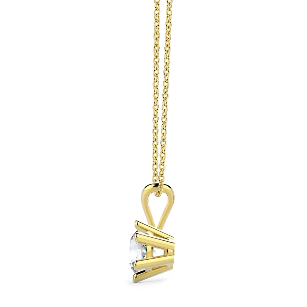 Goldstore-0.4 ct. Pırlanta Tektaş Kolye