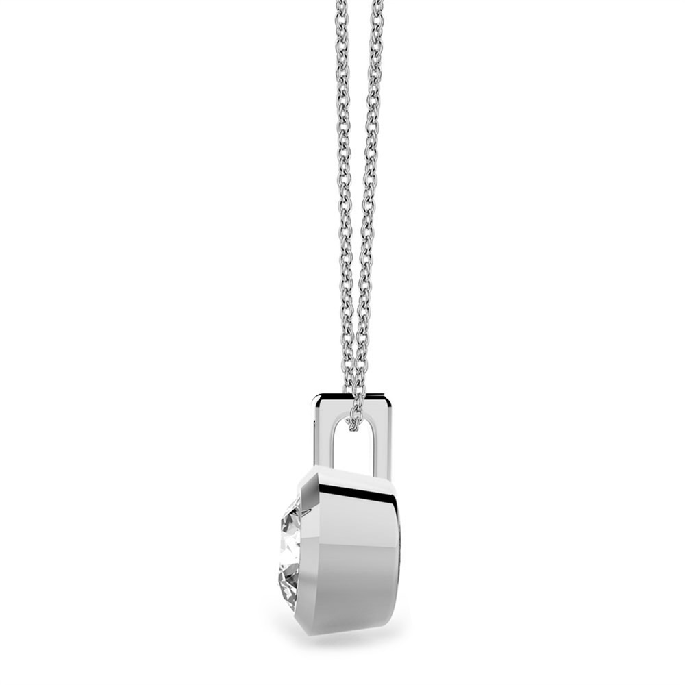 Goldstore-0.5 ct. Pırlanta Tektaş Kolye
