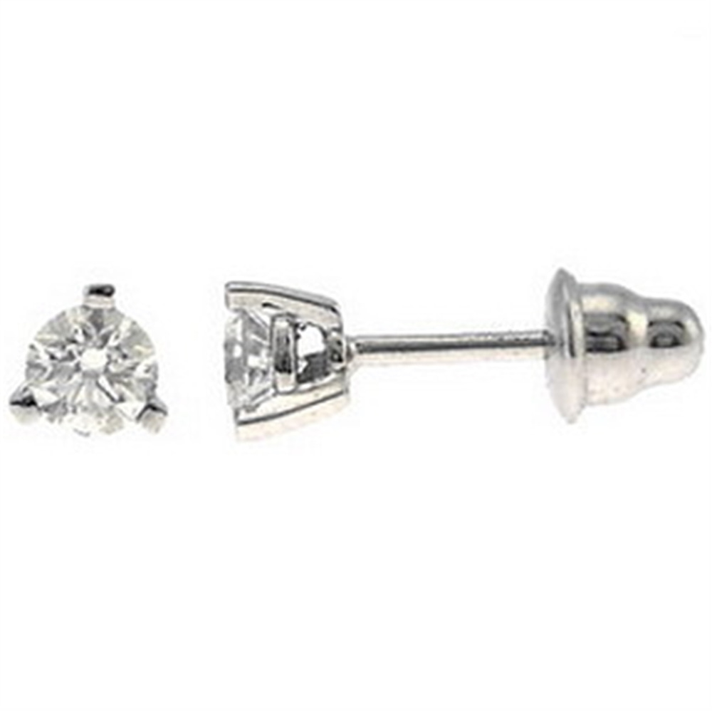 Goldstore-0.6 ct. Pırlanta Klasik Tektaş Küpe