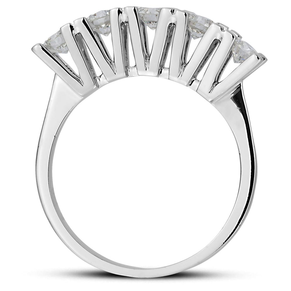 Goldstore-0.82 ct. Pırlanta 5 Taş Yüzük