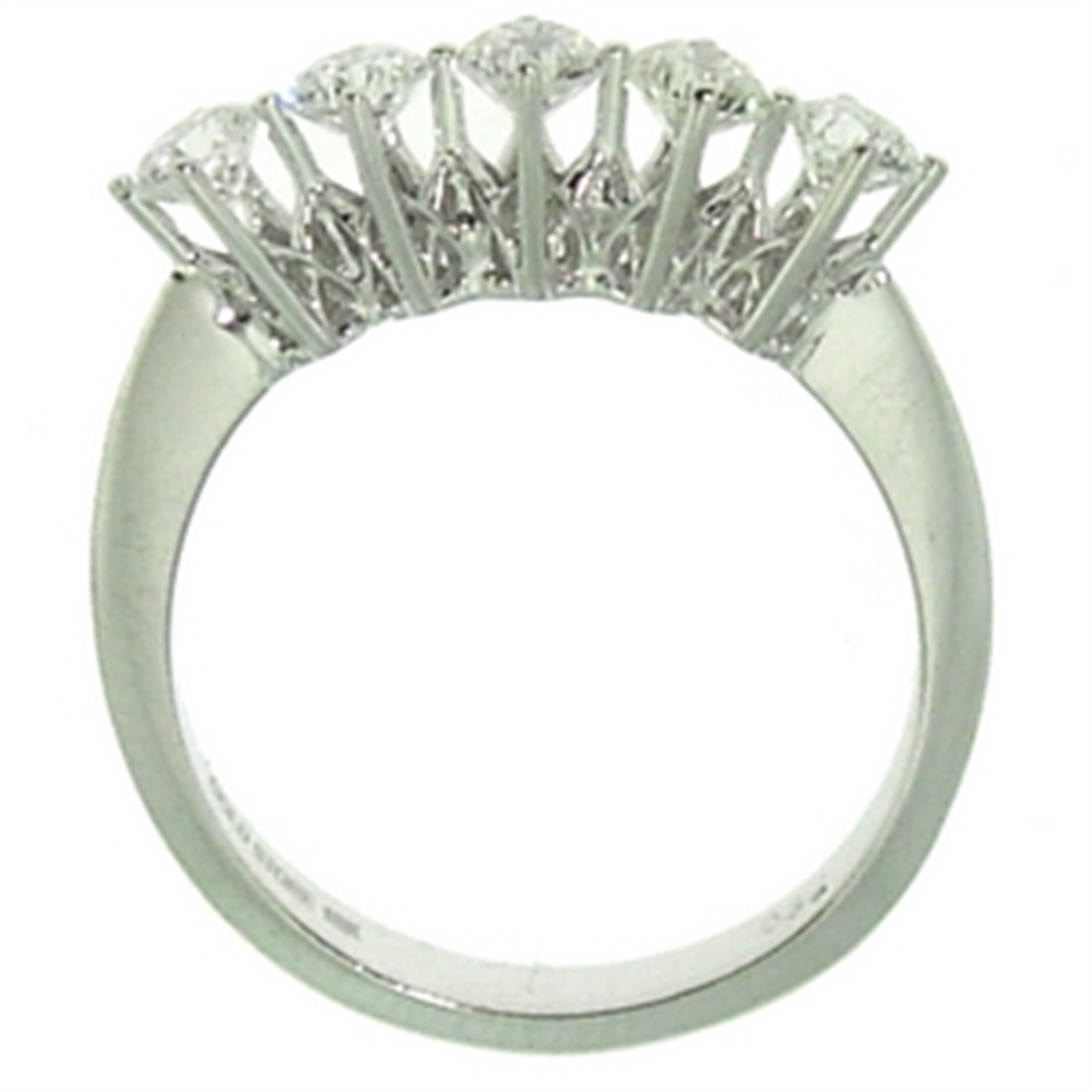 Goldstore-0.93 ct. Pırlanta 5 Taş Yüzük