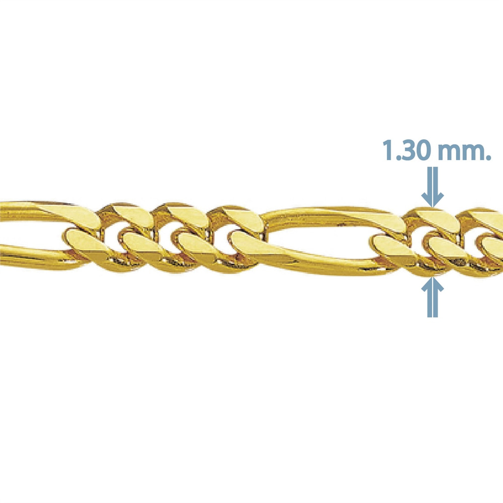 Goldstore-1.30 mm Figaro Zincir