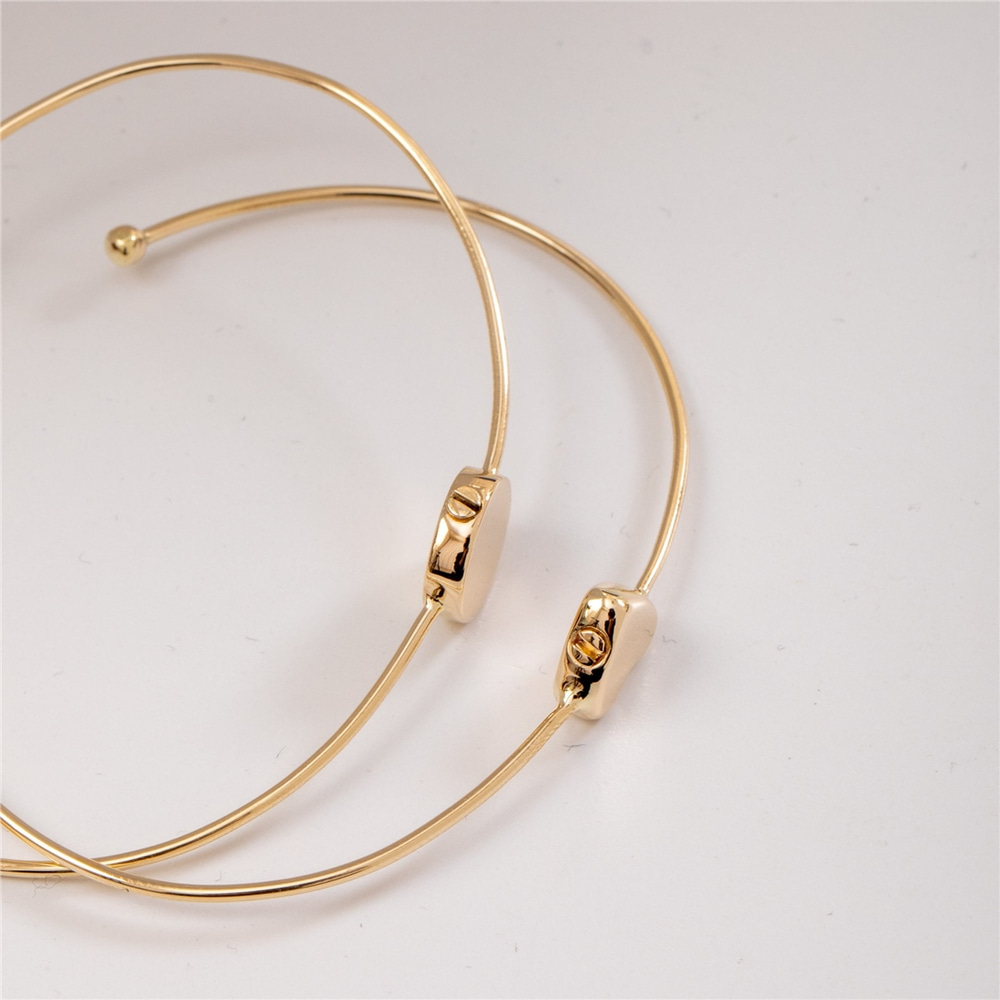 Goldstore-14K 18K Real Gold Custom Life of Circle Urn Bangle For Ashes, Elegant Personalized Round Bangle, Cremation Keepsake Name Date Engrave Bangle