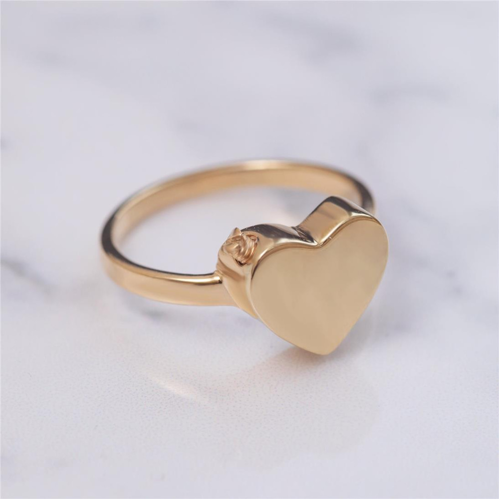 Goldstore-Heart Urn Ring