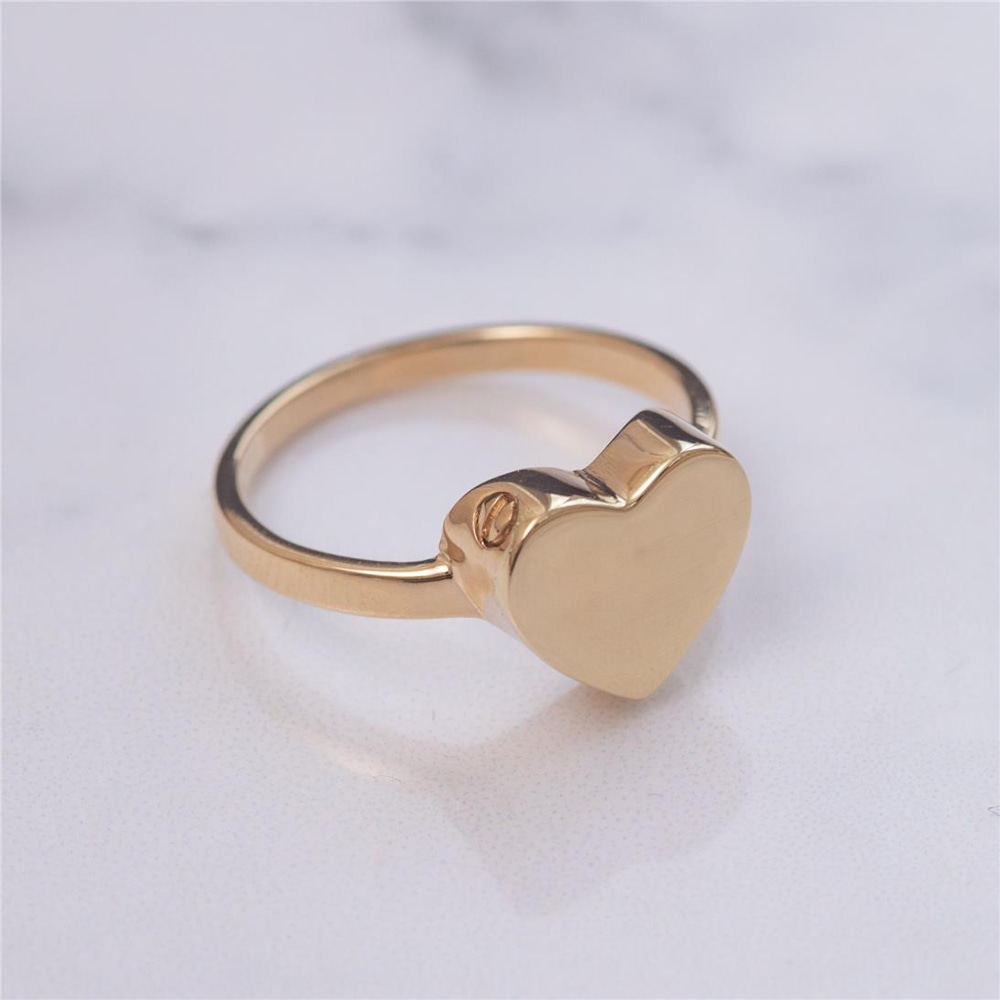 Goldstore-Heart Urn Ring