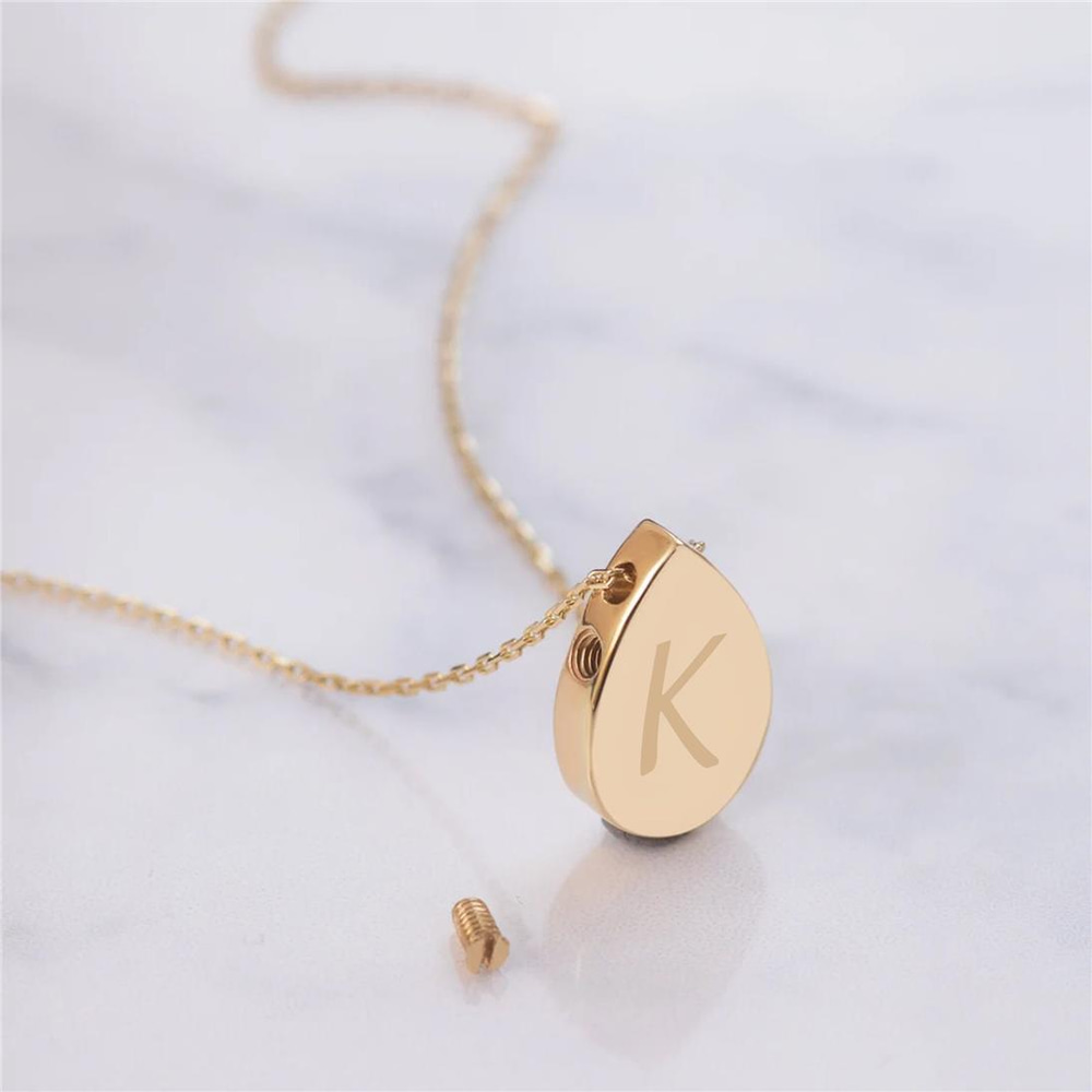 Goldstore-Tear Drop Urn Necklace