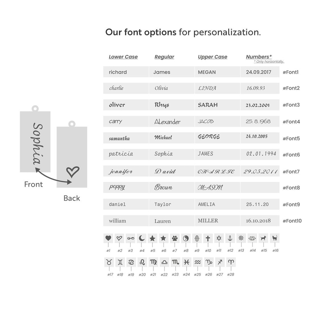 Goldstore-Birth Flower Rectangle Tag Necklace