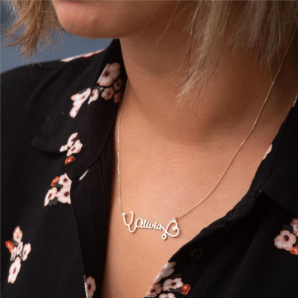 Goldstore-Stethoscope Necklace