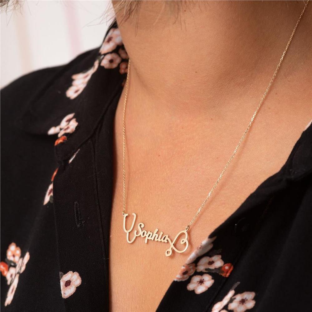 Goldstore-Stethoscope Necklace