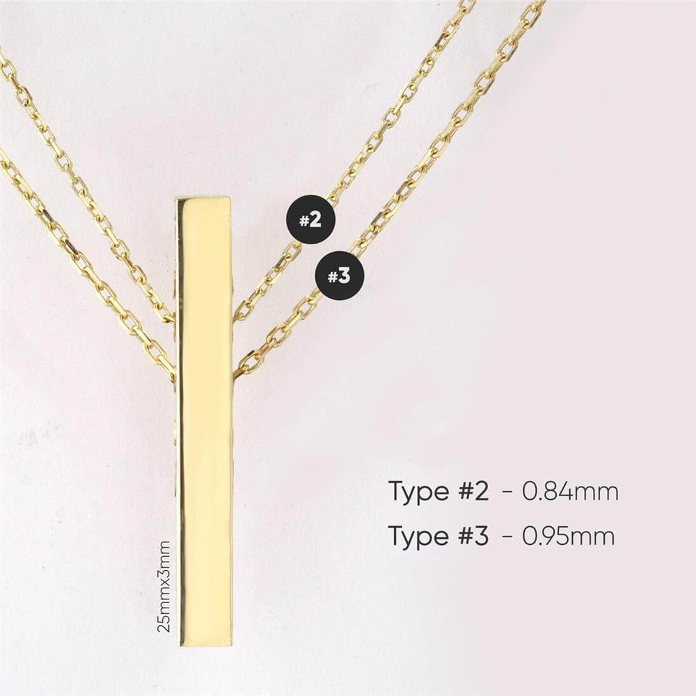 Goldstore-Moon & Heart Charm Necklace