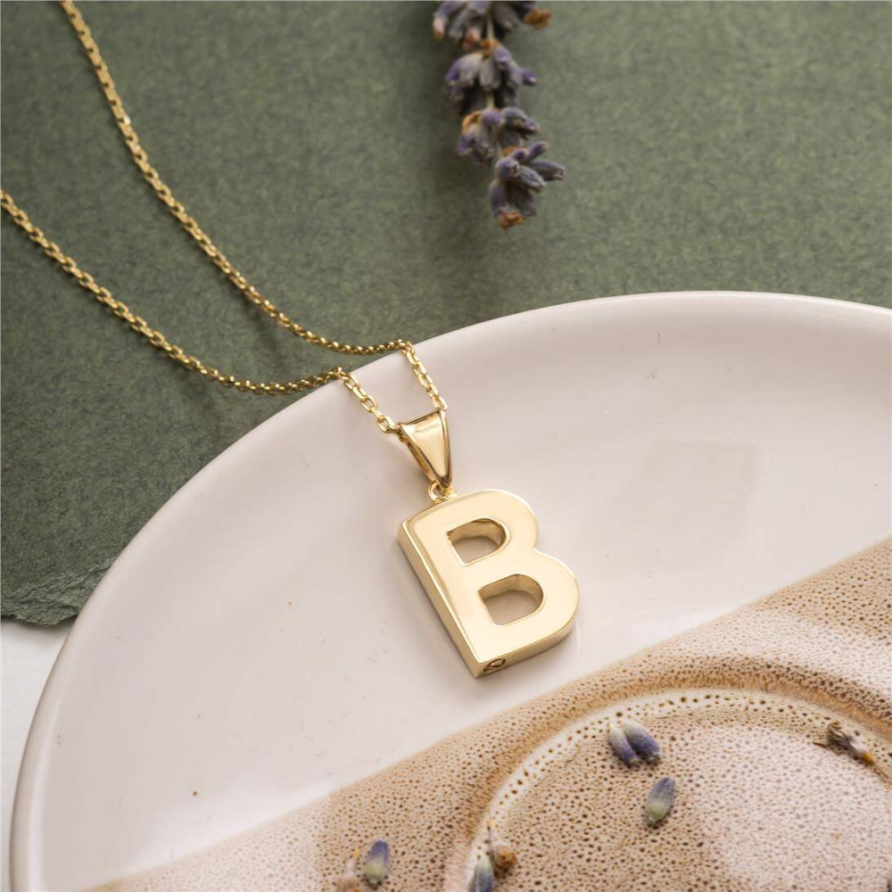 Goldstore-Initial Urn Pendant