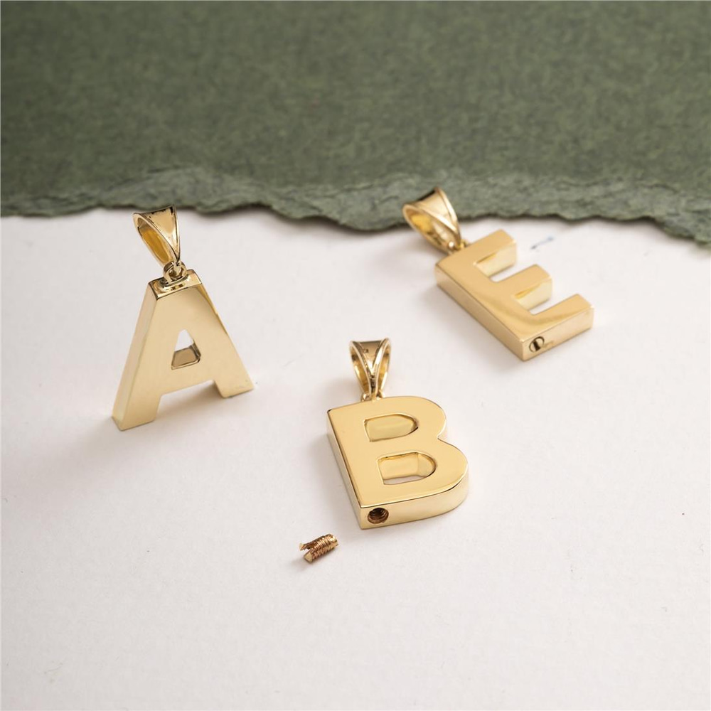 Goldstore-Initial Urn Pendant