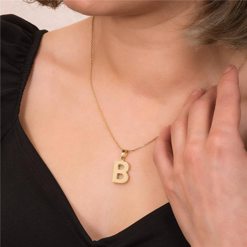 Goldstore-Initial Urn Pendant