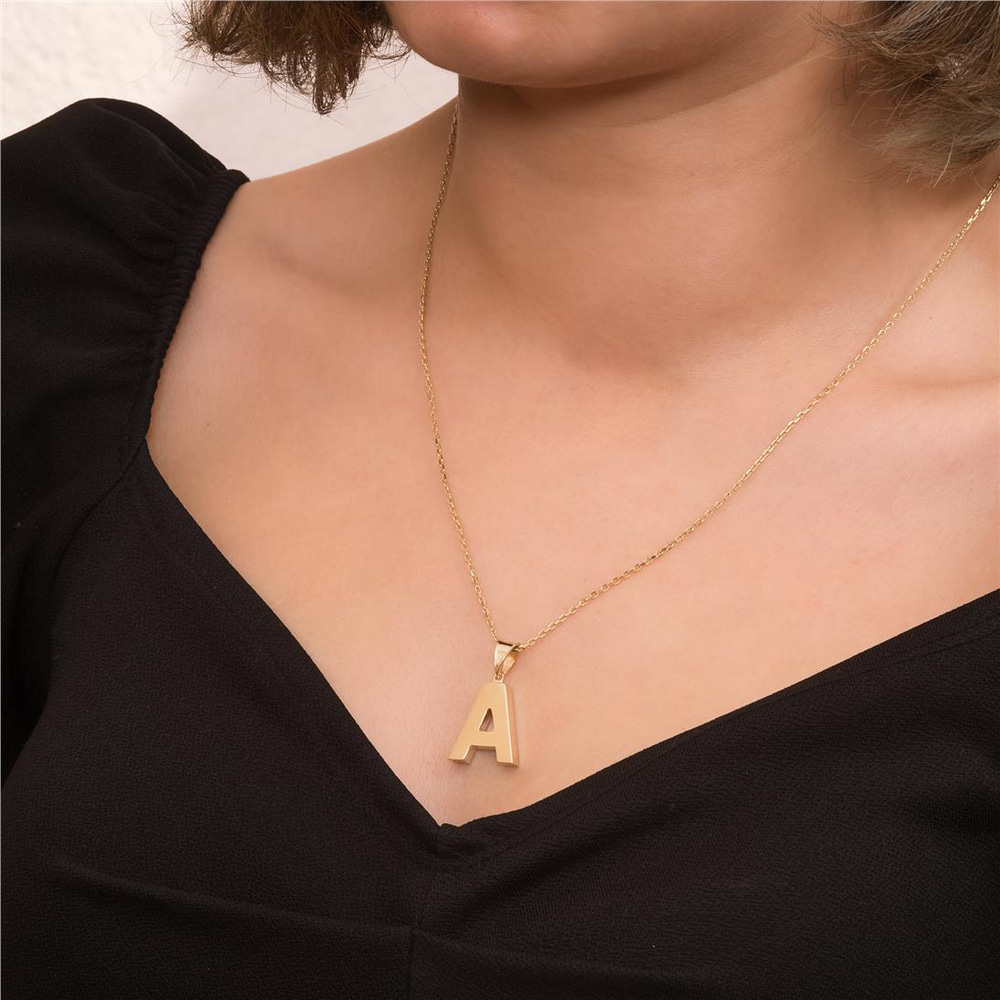 Goldstore-Initial Urn Pendant