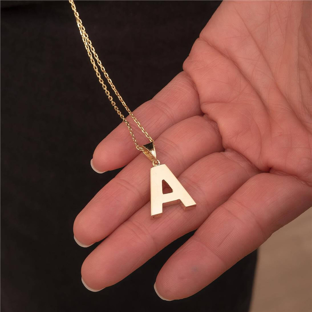 Goldstore-Initial Urn Pendant