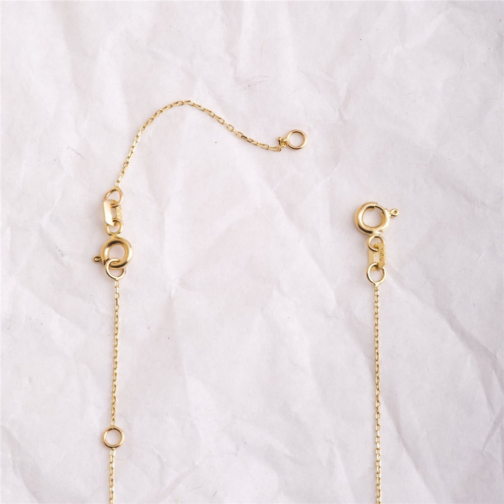Goldstore-14k 18K Solid Gold Necklace or Bracelet Extender, Make Your Necklace or Bracelet DIY Adjustable in Length, Adjustable Extension Chain Link