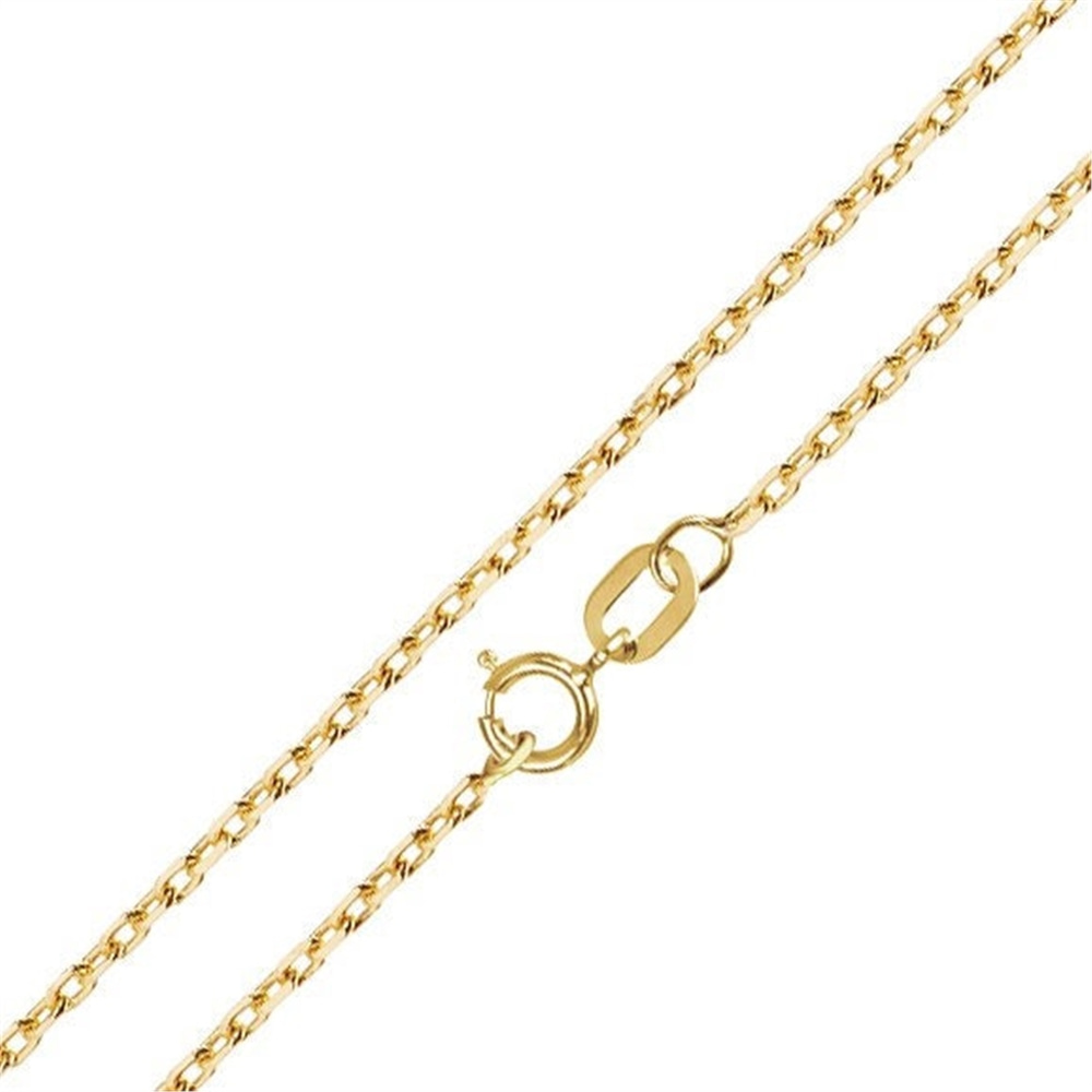 Goldstore-14k 18k Solid Gold Necklace Bracelet Extender, Removable Real Solid Gold Cable Chain Extension, 1 2 3 4 inch Adjustable Chain Link Extender.