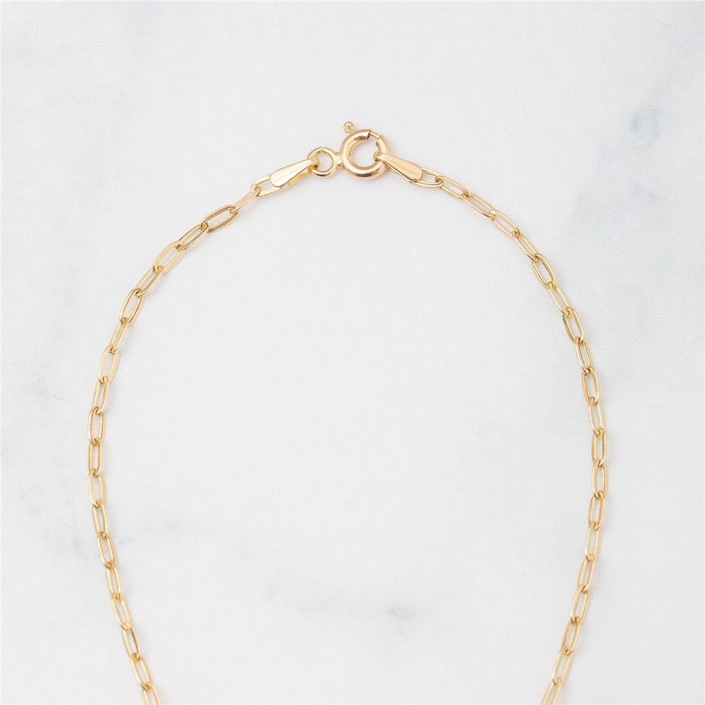 Goldstore-14K Gold Custom Vertical Cremation Urn Bar Pendant, Four Side Engraved Memorial Necklace, Paperclip Chain Funeral Keepsake Ash Holder