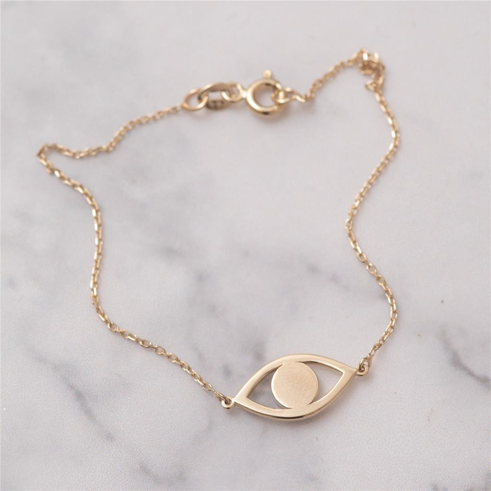 Goldstore-Minimalist Evil Eye Bracelet