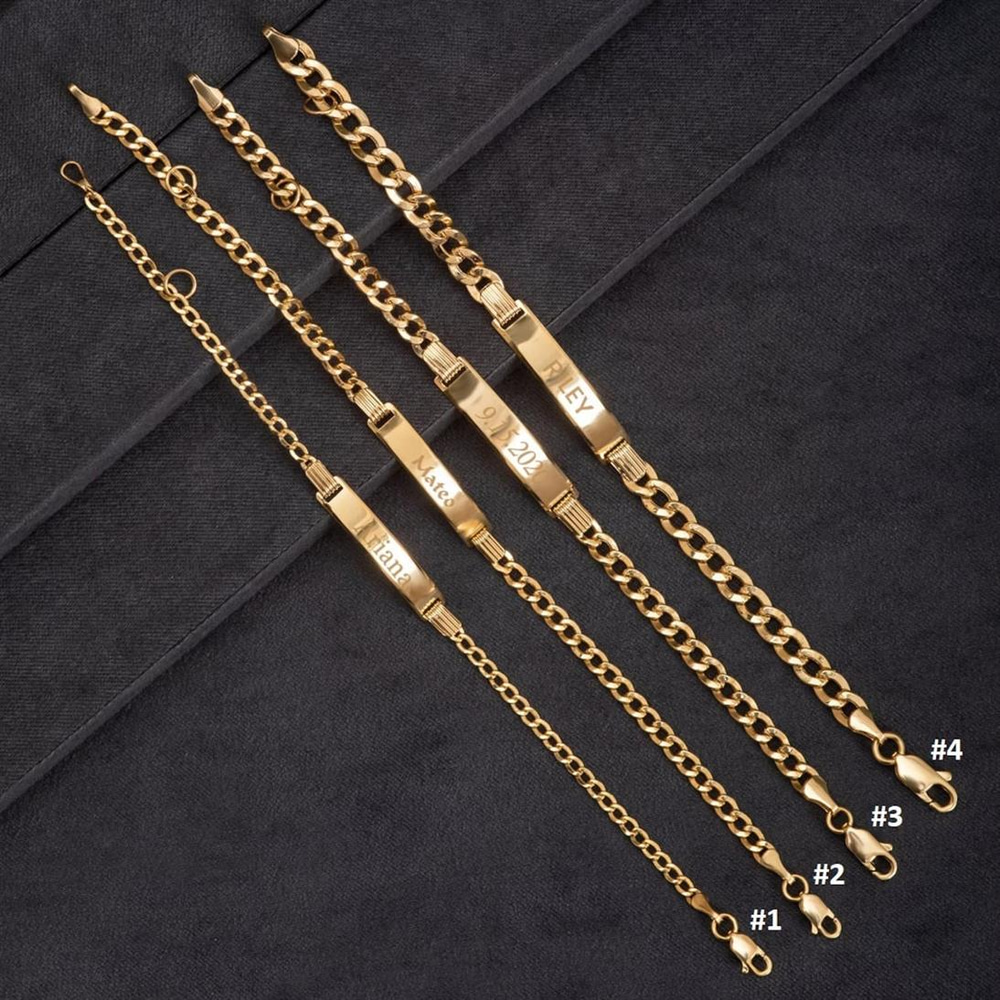 Goldstore-Personalized Baby ID Bracelet