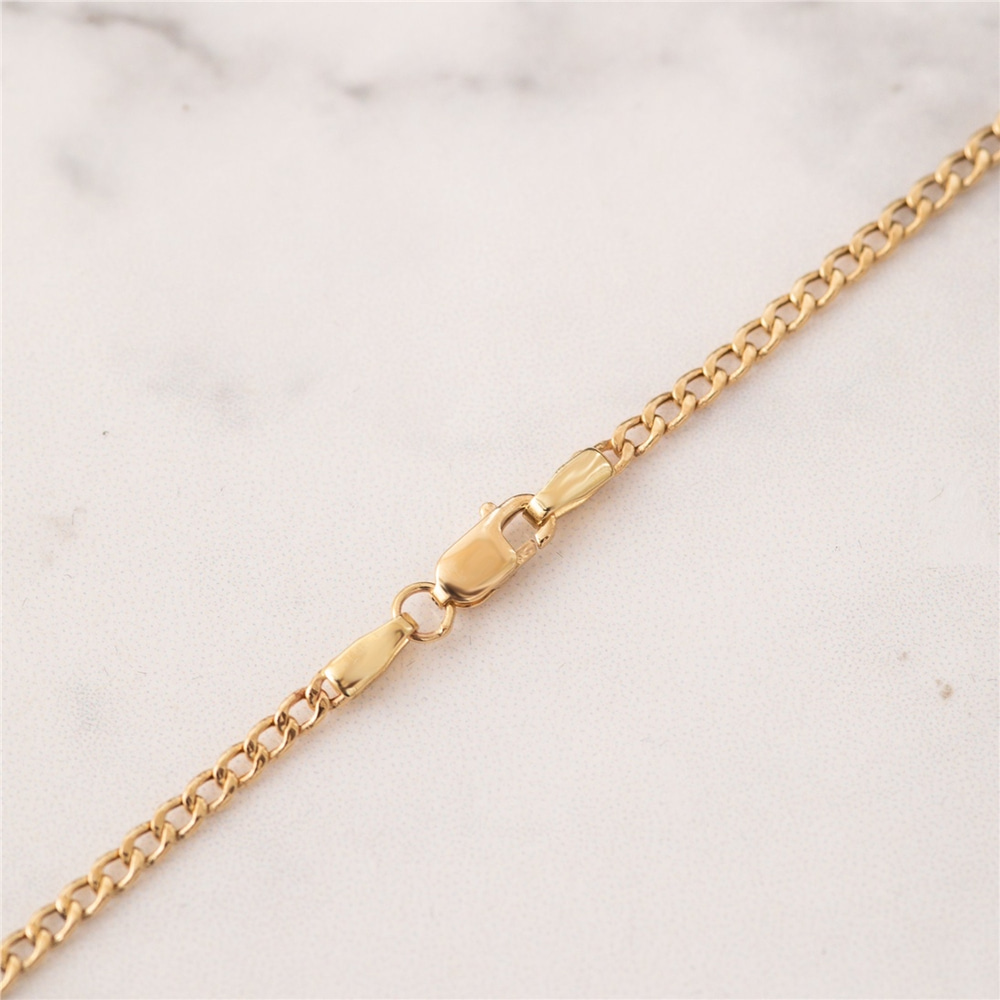 Goldstore-14k Real Gold Cuban Chain Extender, Real Gold Necklace Bracelet Anklet Extension Hollow Gourmet Chain, Removable Extender, Cuban Extender