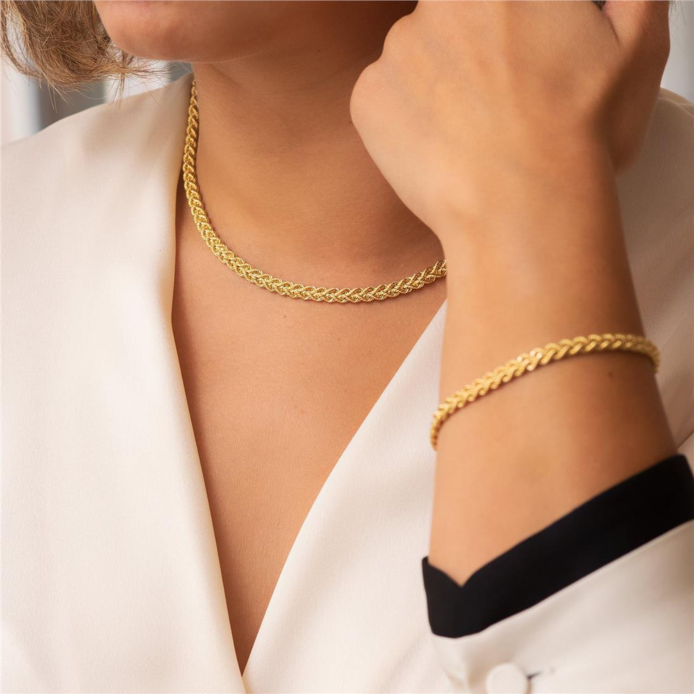 Goldstore-Rope Chain Necklace