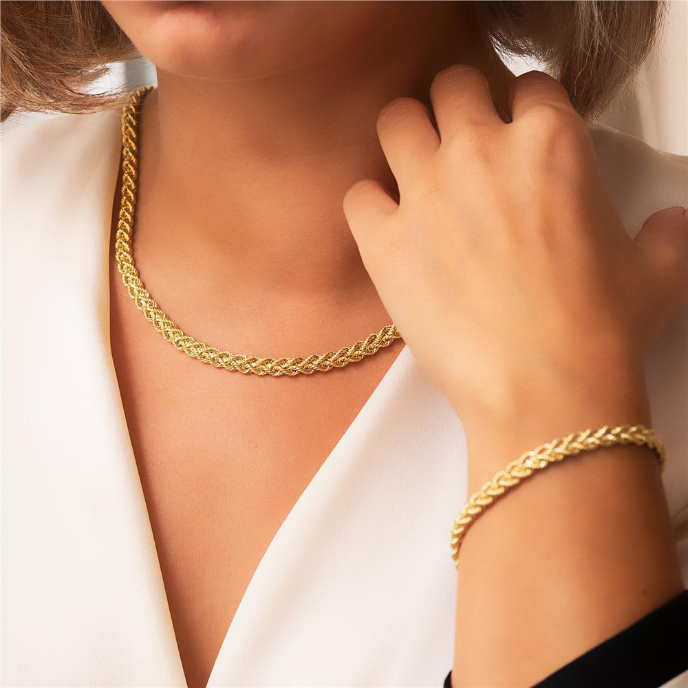 Goldstore-Rope Chain Necklace
