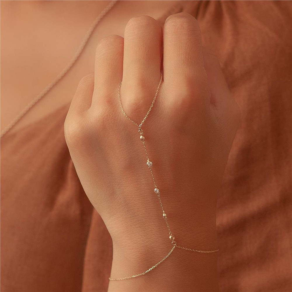 Goldstore-Diamond Ring Bracelet