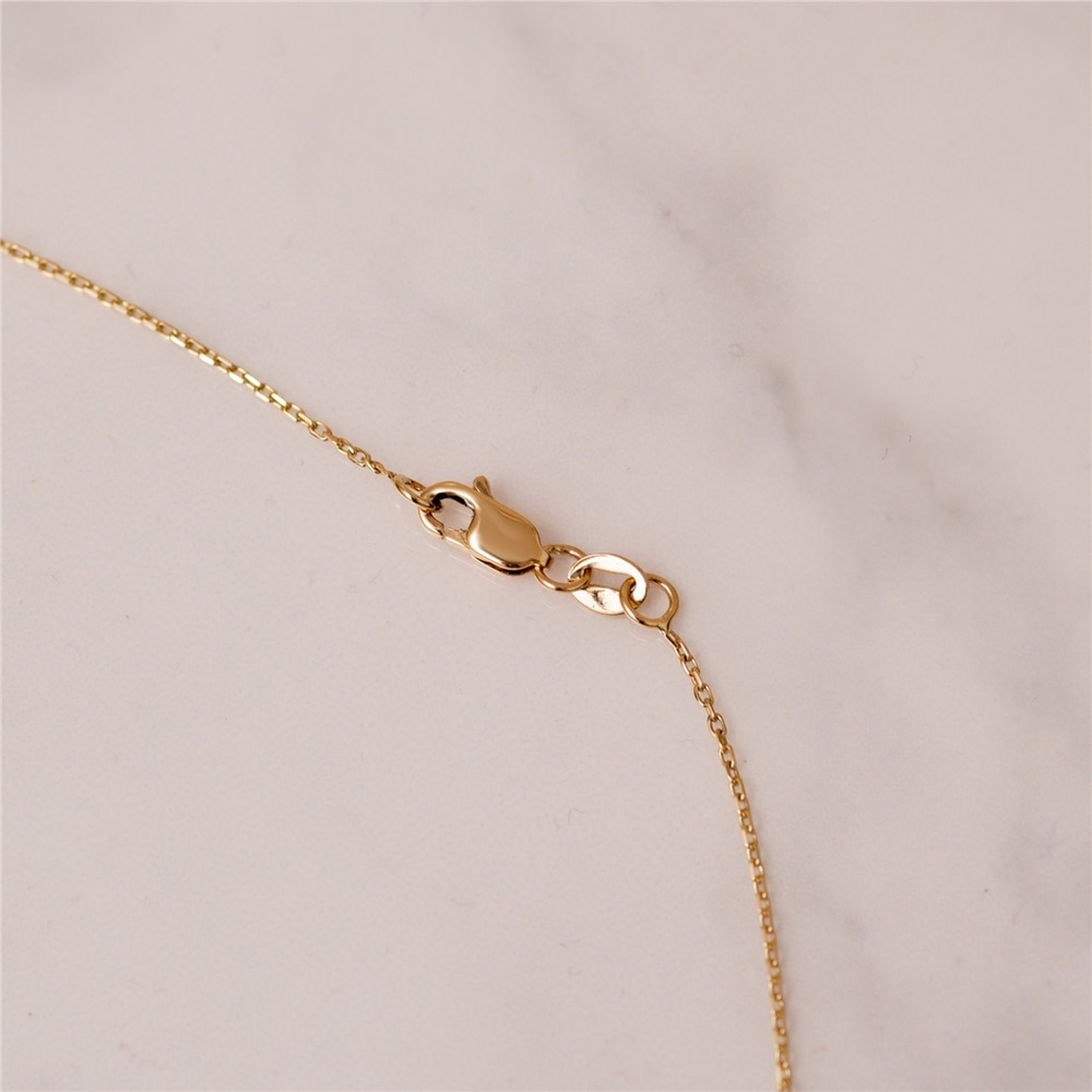Goldstore-14k Solid Gold Drop Bar Lariat Necklace, Open Circle Lariat Gold Necklace, Vertical Long Lariat Necklace, Delicate Y Necklace Gift for Her