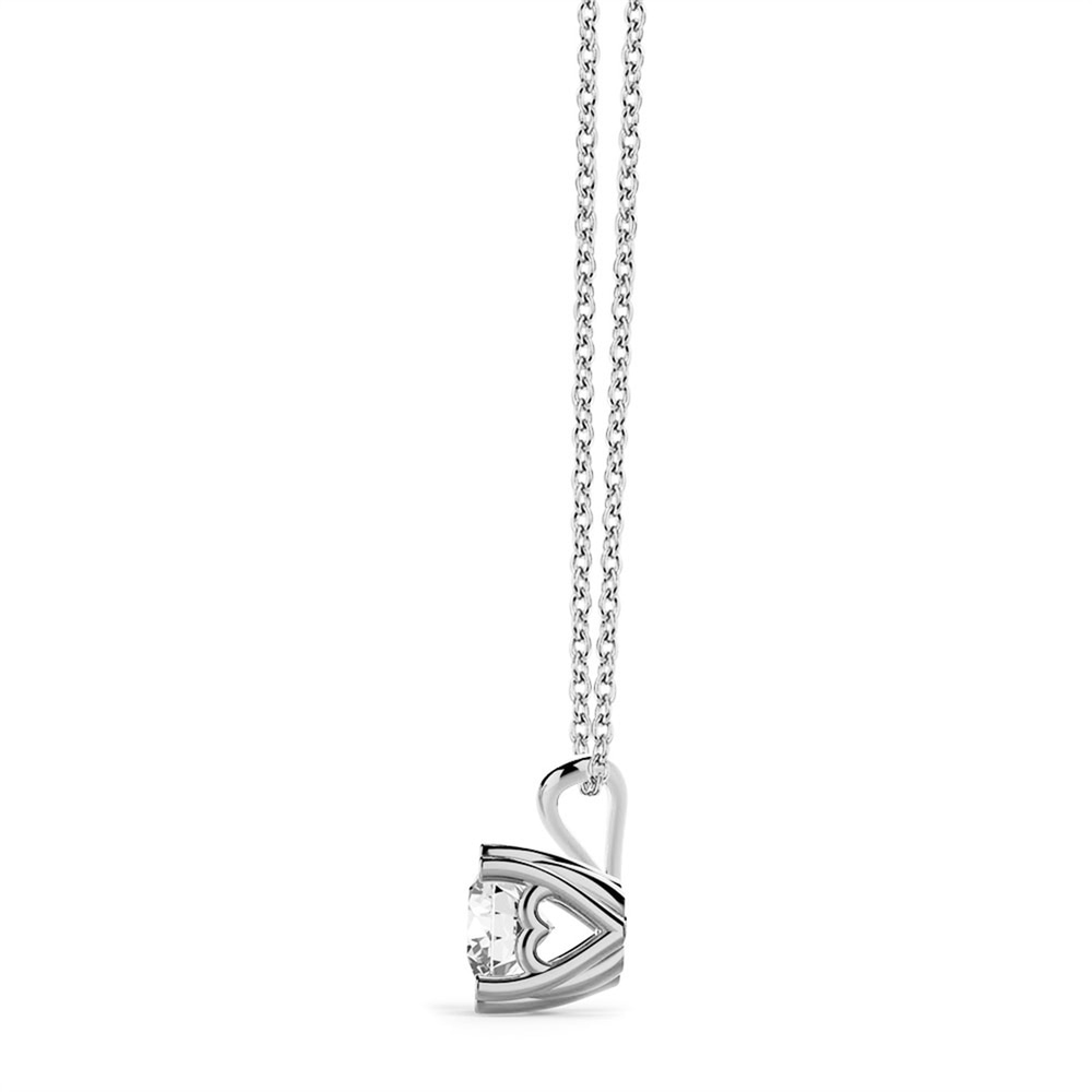 Goldstore-4.00 mm Zirkon Tektaş Kolye