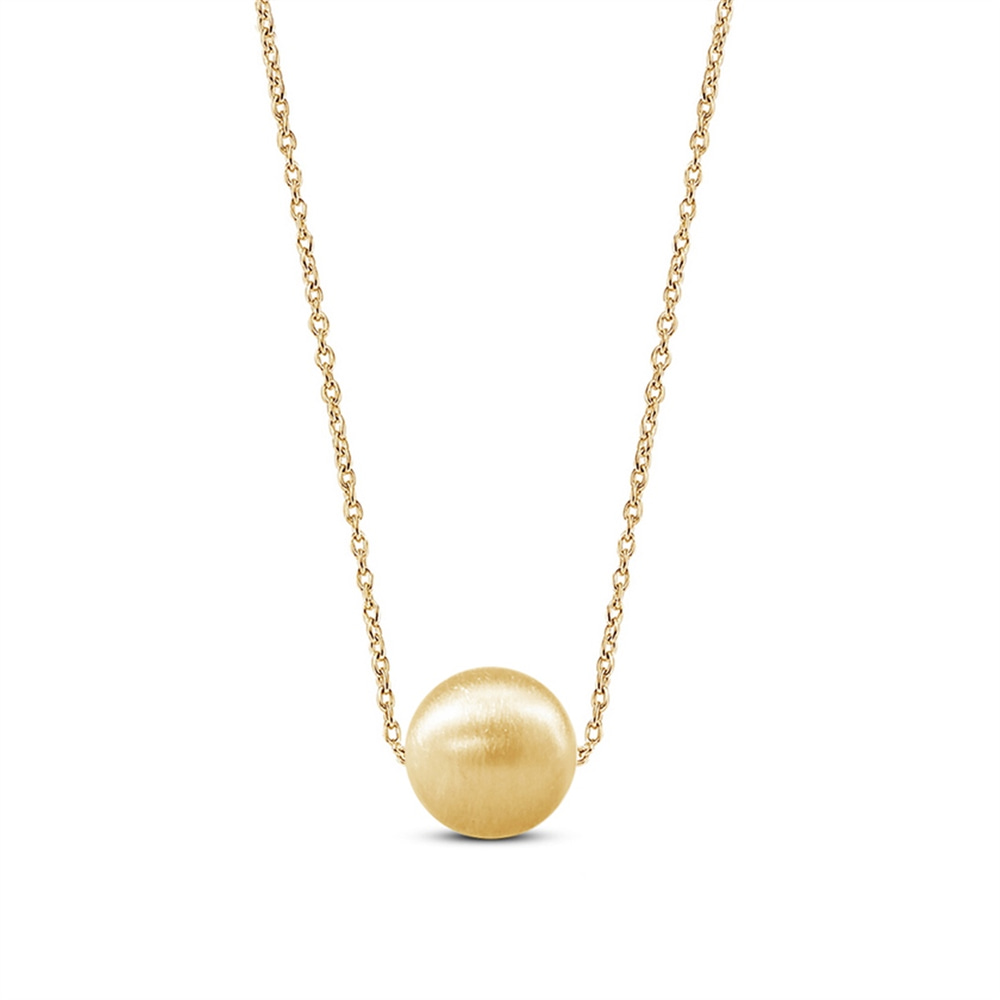 Goldstore-6 mm Mat Top Kolye