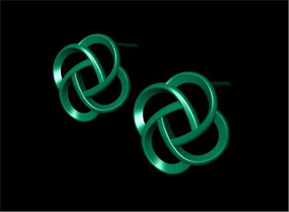Goldstore-Celtic Knot Stud Earrings
