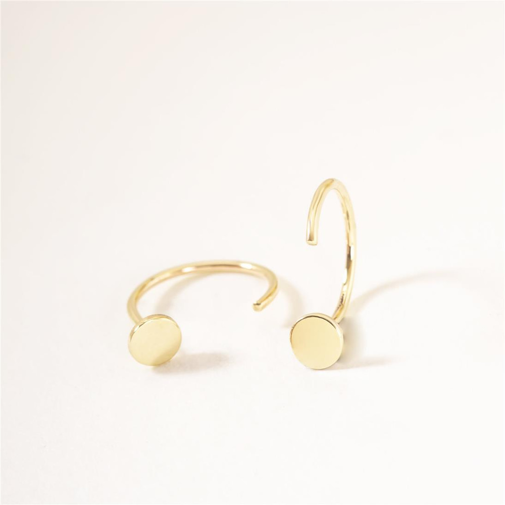 Goldstore-Geometric Tiny Hugging Earrings