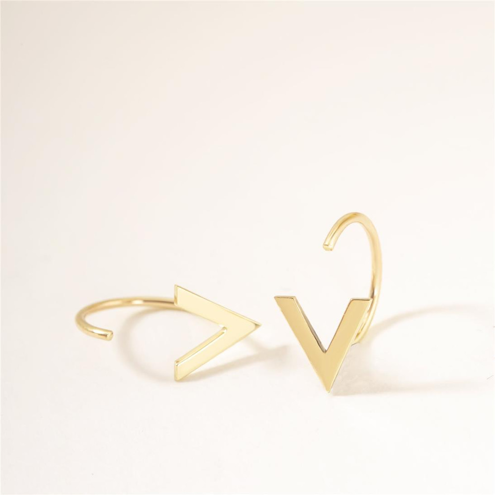 Goldstore-Geometric Tiny Hugging Earrings