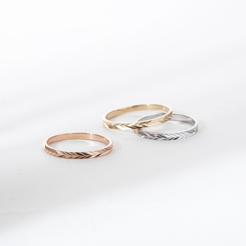 Goldstore-Altın Herringbone Yüzük