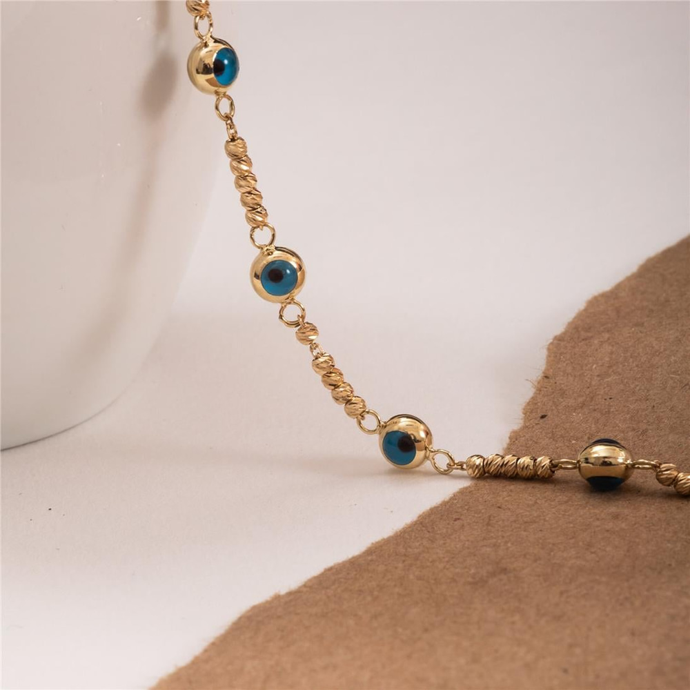 Goldstore-Evil Eye Bead Bracelet