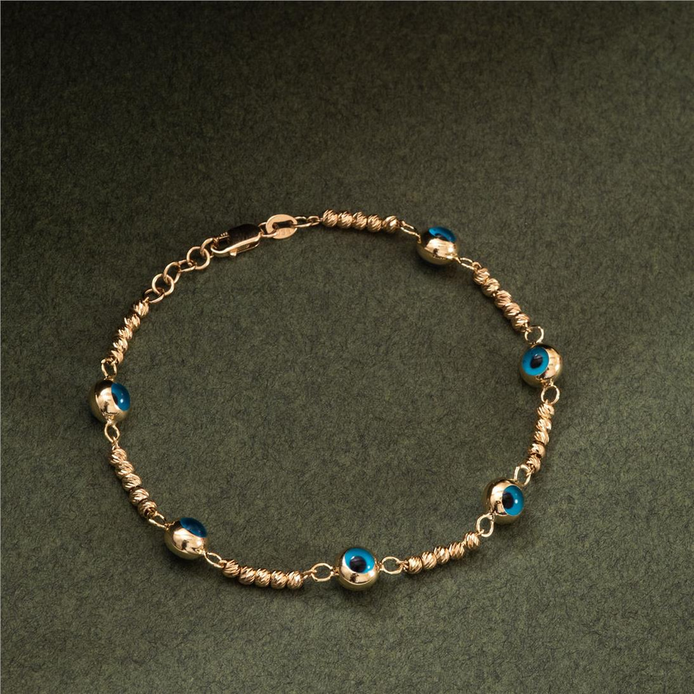 Goldstore-Evil Eye Bead Bracelet