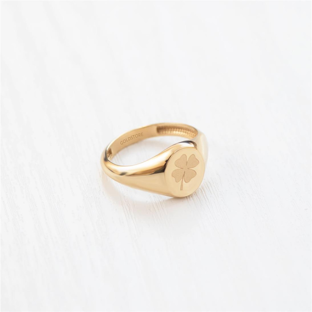 Goldstore-Altın Signet Yüzük