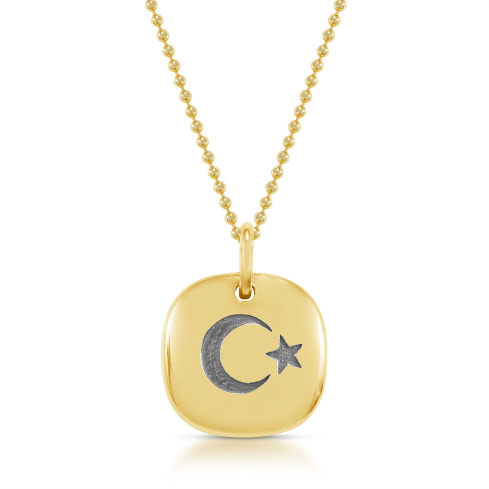 Goldstore-Ay Yıldız Kolye