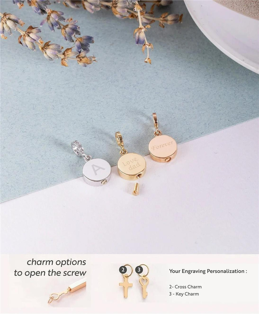 Goldstore-Circle Urn Pendant