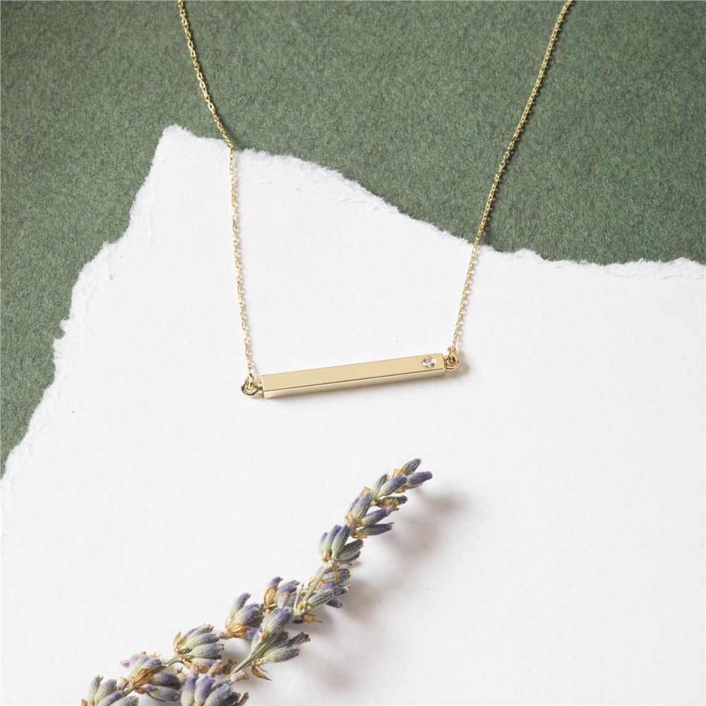 Goldstore-Urn Bar Necklace