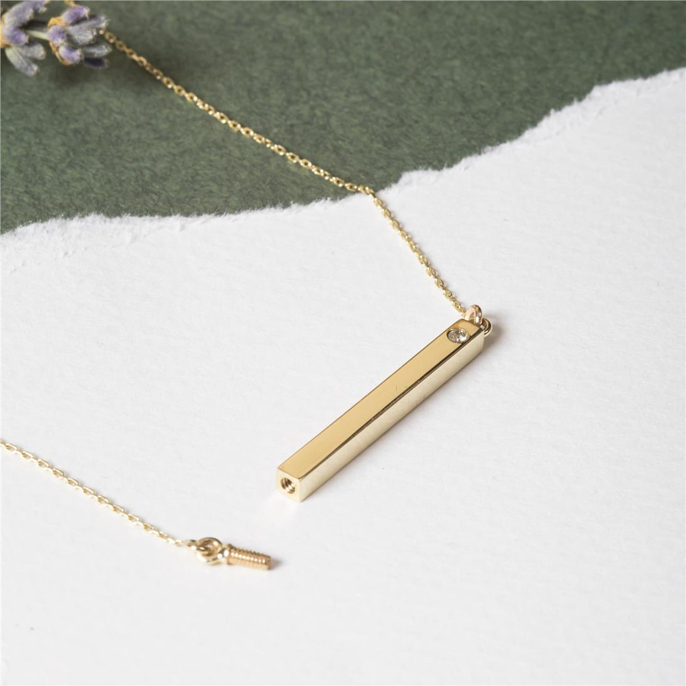 Goldstore-Urn Bar Necklace