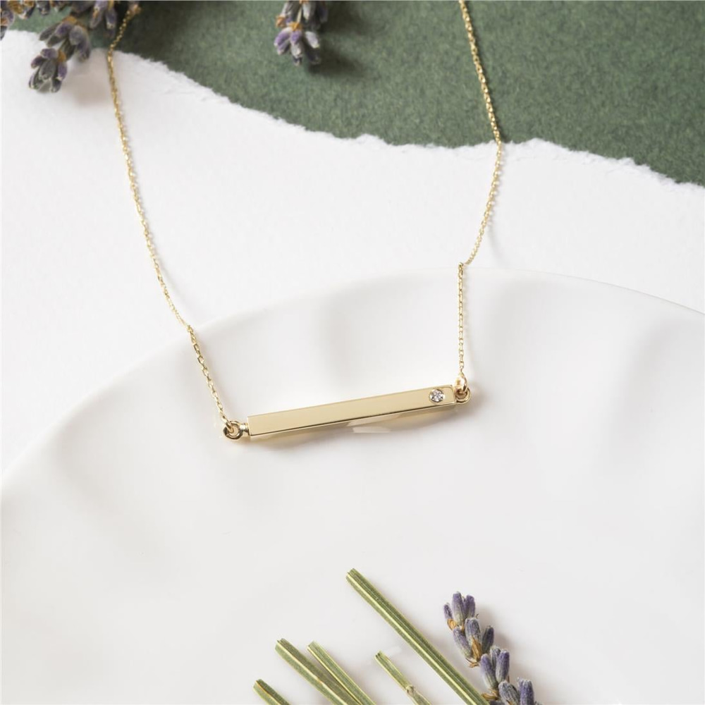 Goldstore-Urn Bar Necklace