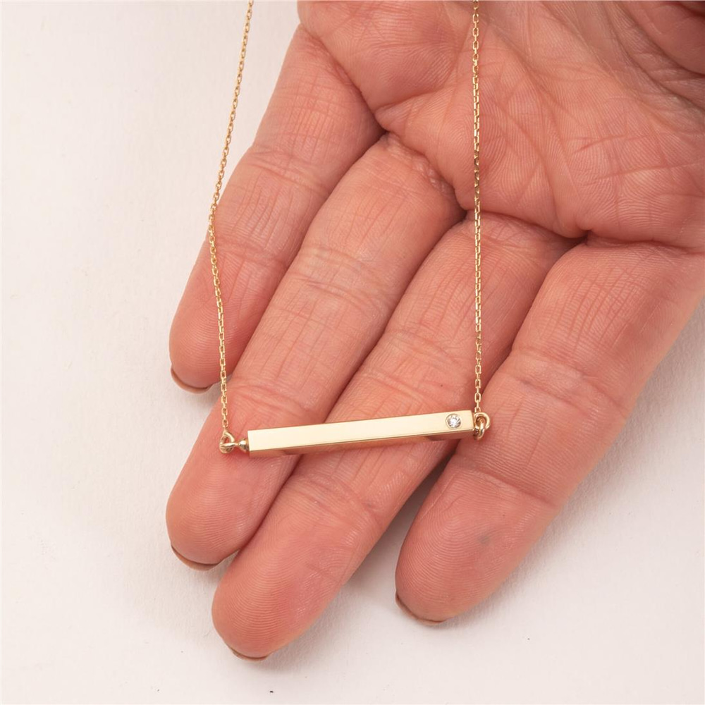 Goldstore-Urn Bar Necklace