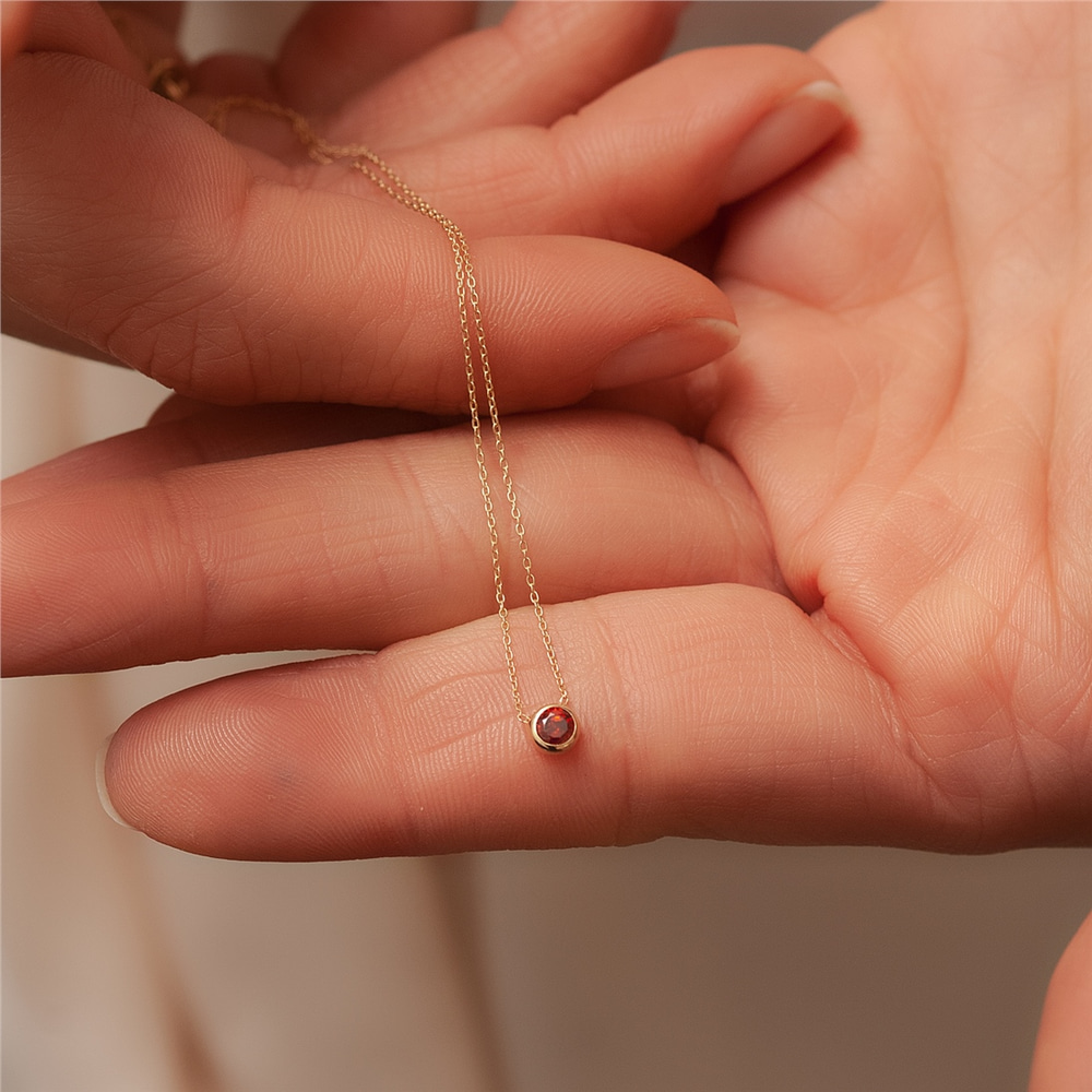 Goldstore-Doğum Taşı Kolye