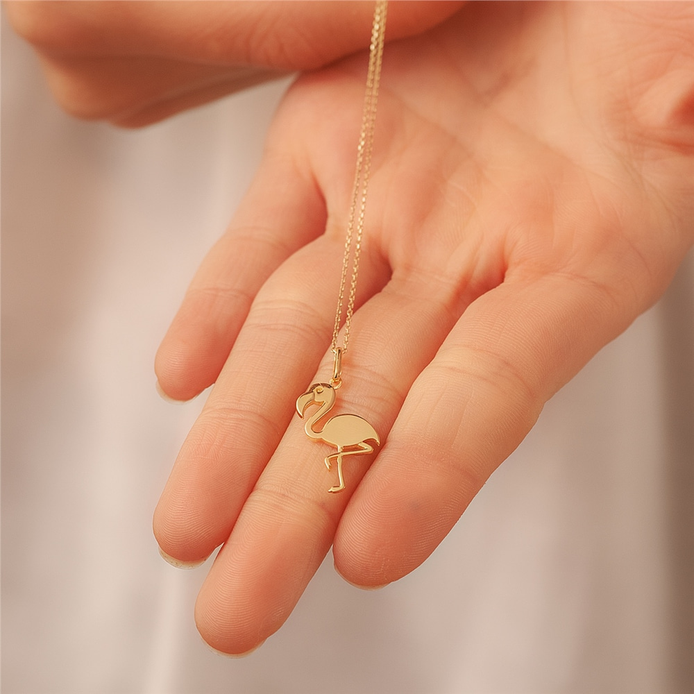 Goldstore-Flamingo Kolye