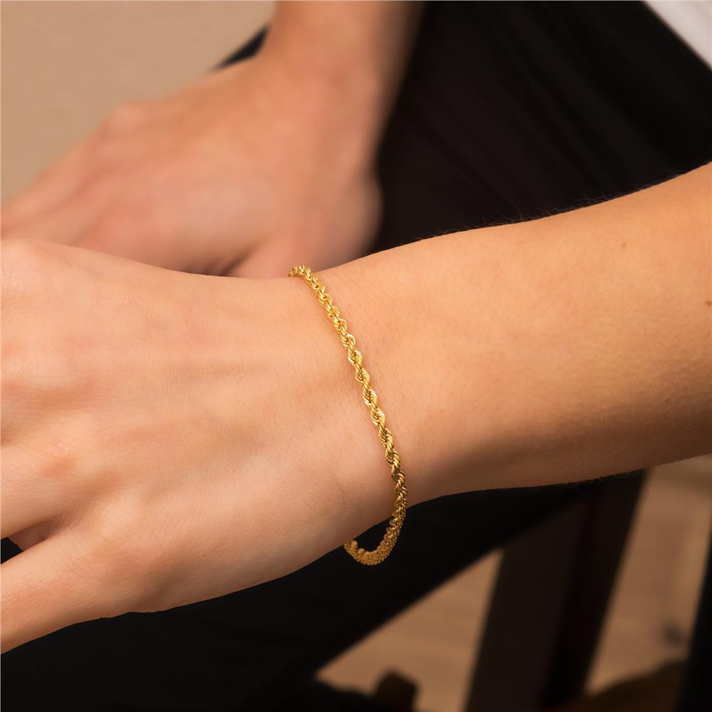 Goldstore-Rope Chain Bracelet