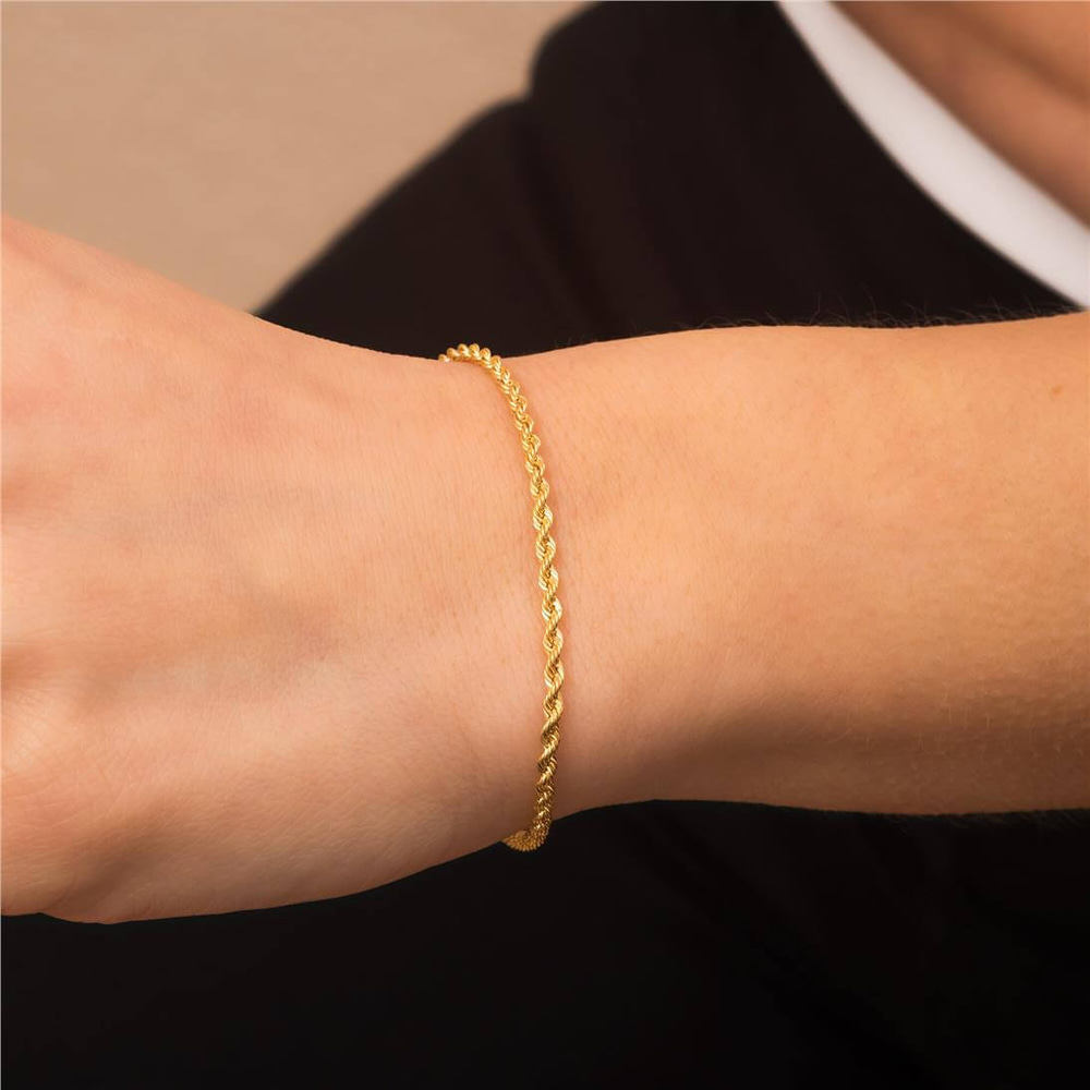 Goldstore-Rope Chain Bracelet
