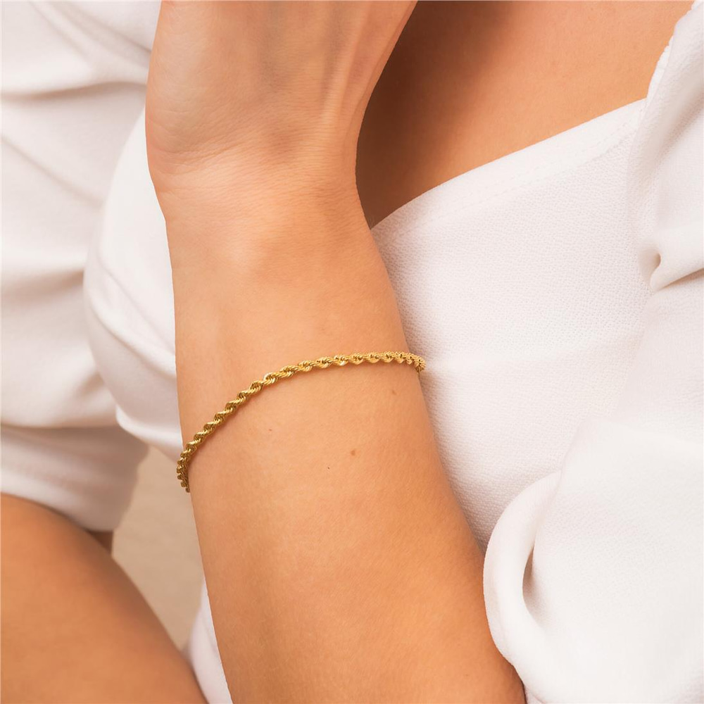 Goldstore-Rope Chain Bracelet