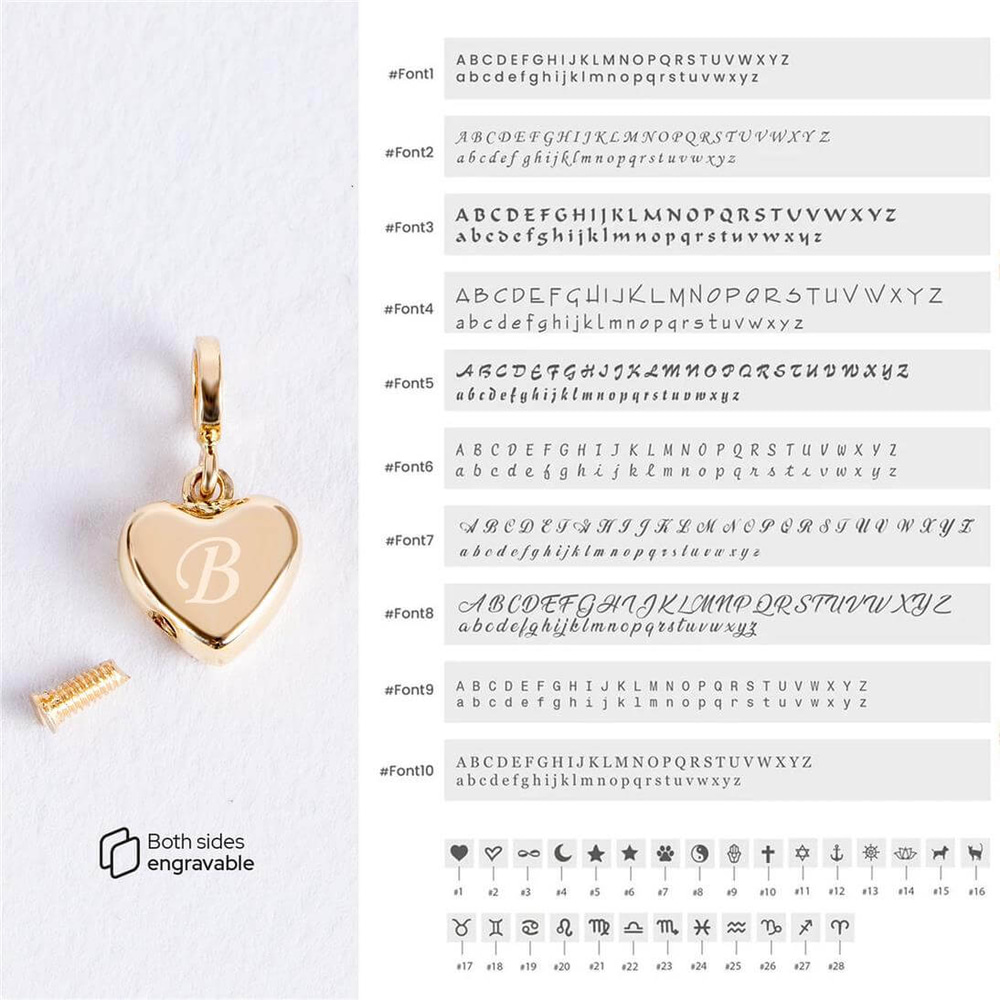 Goldstore-Heart Urn Charm